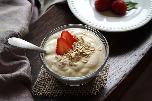 Yogurt with Strawberry