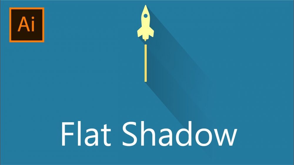 Tutorial flat design long shadow (youtube.com)