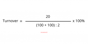 cara menghitung Turnover Tahunan