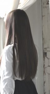 gaya rambut wanita korea lurus