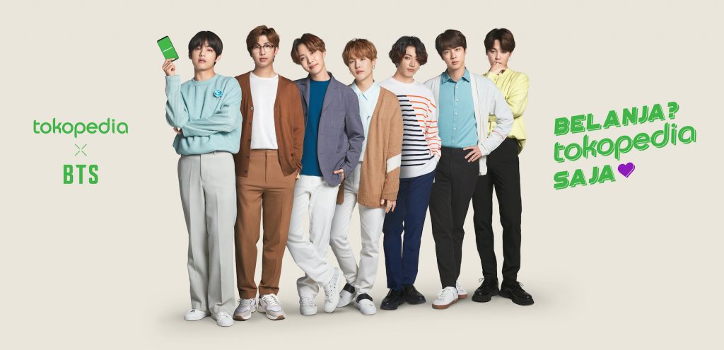 BTS Sebagai Brand Ambassador Tokopedia