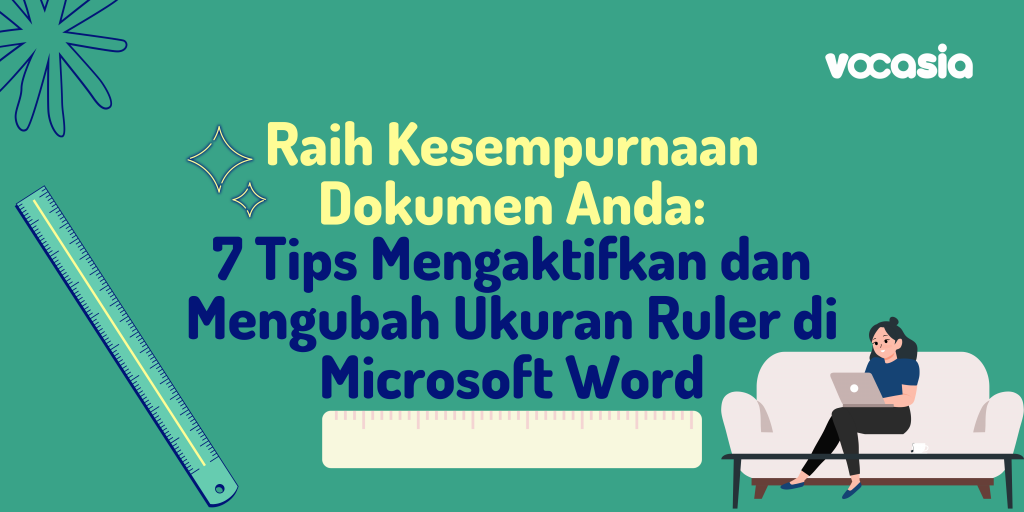 cara menampilkan ruler di word